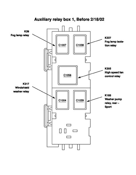 2002 ford explorer rear junction box|2002 explorer circuit diagram.